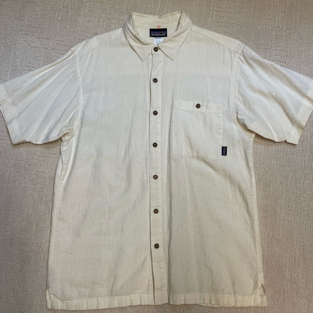 Patagonia Men's Casual, Hemp, Button-Down Shirt